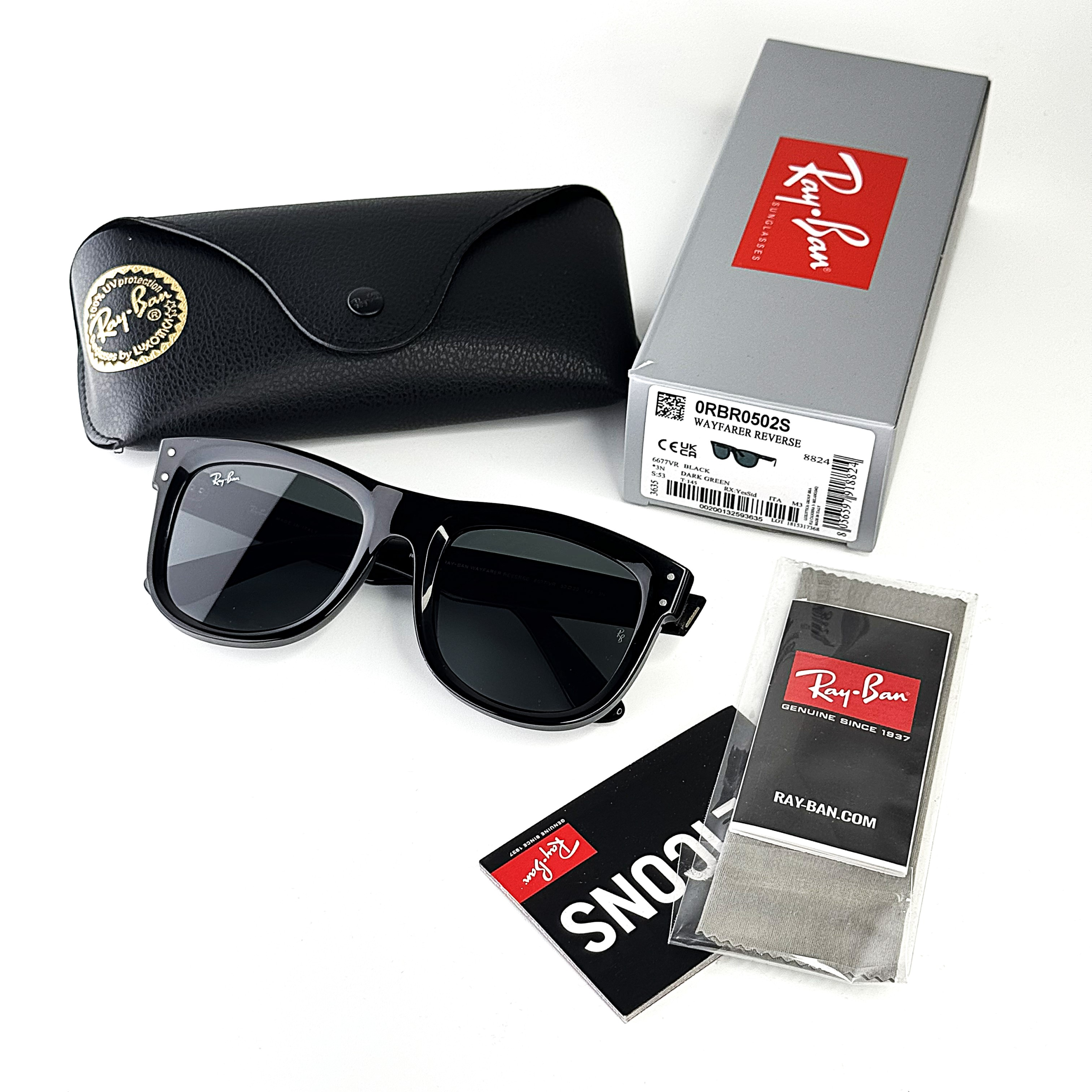 IMG_0267_22240 عینک آفتابی ریبن Ray-Ban مدل RB0502 Wayfarer Reverse